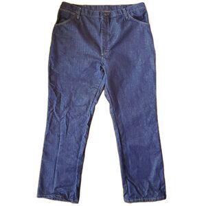 Bulwark FR Jeans Mens 42 x 32 (Waist 40") Blue Denim Cotton Cat 2 2112 PEJ2DD1